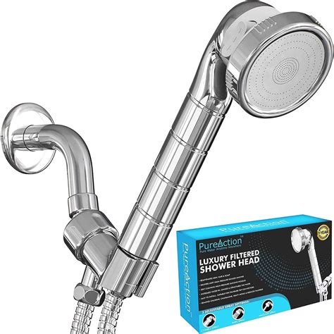 GRICH Dual Shower Head with Handheld 2 IN 1 High Pressure Handheld Shower Head & Rainfall Shower Head, 9 Spray ModesSettings Detachable Shower Head with Hose, cUPC and CEC Certification Approved 4. . Amazon shower head with hose